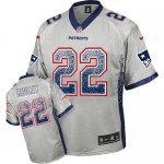 Jerseys Factory Cheap Nike Patriots #22 Stevan Ridley Grey Men's