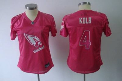 Jerseys Factory Cheap Cardinals #4 Kevin Kolb Pink 2011 Women's