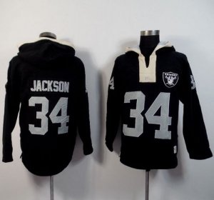 Jerseys Factory Cheap Oakland Raiders #34 Bo Jackson Black Playe