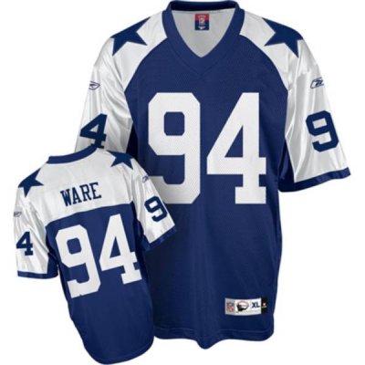 Jerseys Factory Cheap Cowboys #94 Demarcus Ware Blue Thanksgivin