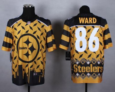 Jerseys Factory Cheap Nike Steelers #86 Hines Ward Gold Men's St
