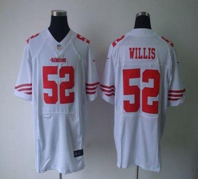 Jerseys Factory Cheap Nike 49ers #52 Patrick Willis White Men's