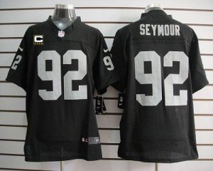 Jerseys Factory Cheap Nike Raiders #92 Richard Seymour Black Tea
