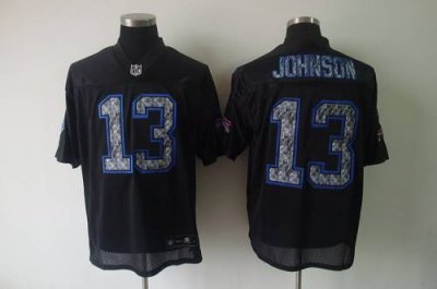 Jerseys Factory Cheap Sideline Black United Bills #13 Steve John