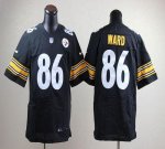 Jerseys Factory Cheap Nike Steelers #86 Hines Ward Black Team Co