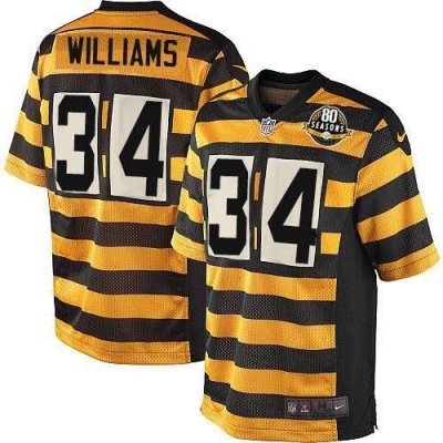Jerseys Factory Cheap Nike Steelers #34 DeAngelo Williams Yellow