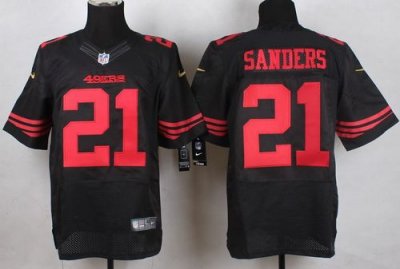 Jerseys Factory Cheap Nike 49ers #21 Deion Sanders Black Alterna