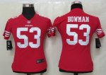 Jerseys Factory Cheap Nike 49ers #53 NaVorro Bowman Red Team Col