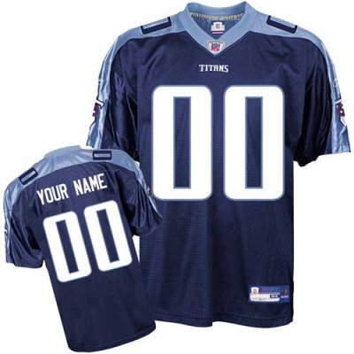 Jerseys Factory Cheap Titans Personalized Authentic Dark Blue NF