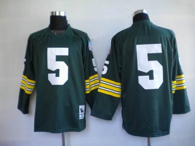 Jerseys Factory Cheap Mitchell & Ness Packers #5 Paul Hornung Gr