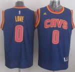 Jerseys Factory Cheap Revolution 30 Cavaliers #0 Kevin Love Navy