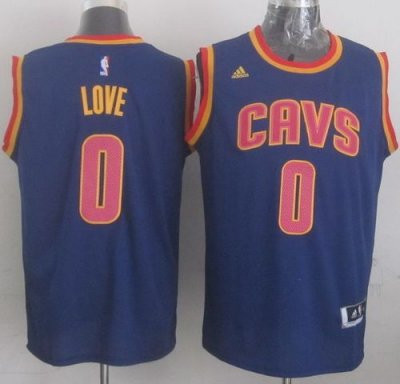 Jerseys Factory Cheap Revolution 30 Cavaliers #0 Kevin Love Navy