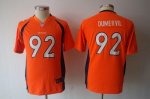 Jerseys Factory Cheap Nike Broncos #92 Elvis Dumervil Orange Tea