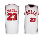 Jerseys Factory Cheap Bulls #23 Michael Jordan White 1984-1985 H