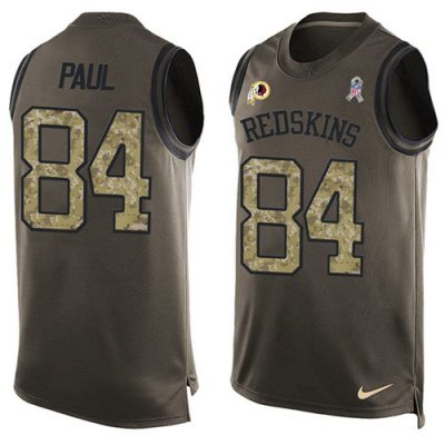 Jerseys Factory Cheap Nike Redskins #84 Niles Paul Green Men's S