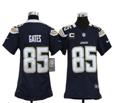 Jerseys Factory Cheap Nike Chargers #85 Antonio Gates Navy Blue