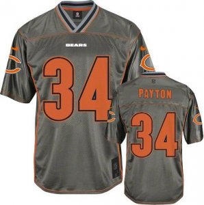 Jerseys Factory Cheap Nike Bears #34 Walter Payton Grey Men's St