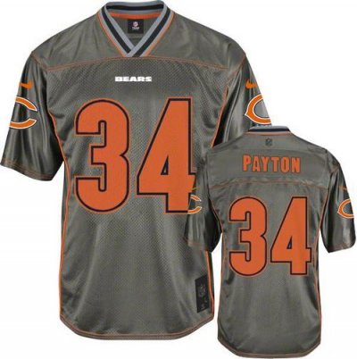 Jerseys Factory Cheap Nike Bears #34 Walter Payton Grey Men's St