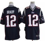 Jerseys Factory Cheap Nike Patriots #12 Tom Brady Navy Blue Team