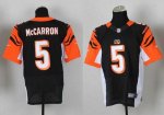 Jerseys Factory Cheap Nike Bengals #5 AJ McCarron Black Team Col