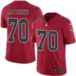 Jerseys Factory Cheap Nike Falcons #70 Jake Matthews Red Men's S