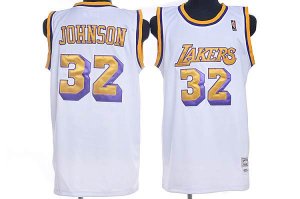 Jerseys Factory Cheap Mitchell and Ness Lakers #32 Magic Johnson