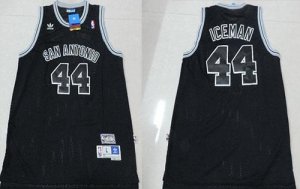 Jerseys Factory Cheap Spurs #44 George Gervin Black "Iceman" Nic