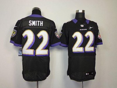 Jerseys Factory Cheap Nike Ravens #22 Jimmy Smith Black Alternat