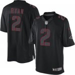 Jerseys Factory Cheap Nike Falcons #2 Matt Ryan Black Men's Stit