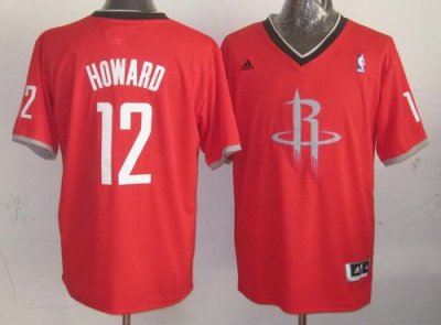 Jerseys Factory Cheap Rockets #12 Dwight Howard Red 2013 Christm