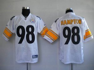 Jerseys Factory Cheap Steelers #98 Casey Hampton White Stitched
