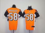 Jerseys Factory Cheap Nike Bengals #58 Rey Maualuga Orange Alter