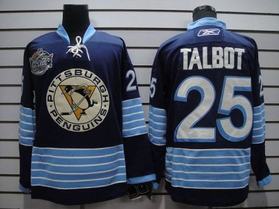 Jerseys Factory Cheap Penguins #25 Maxime Talbot Embroidered Dar