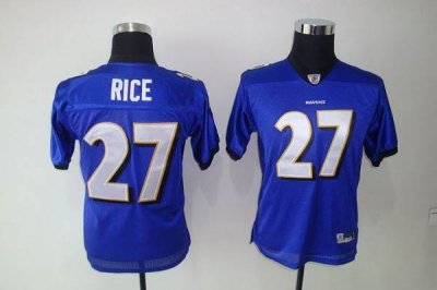 Jerseys Factory Cheap Ravens #27 Ray Rice Purple Embroidered You