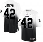 Jerseys Factory Cheap Nike Raiders #42 Karl Joseph White/Black M