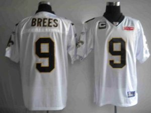 Jerseys Factory Cheap Saints #9 Drew Brees White With Super Bowl