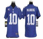 Jerseys Factory Cheap Nike Giants #10 Eli Manning Royal Blue Tea