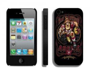 Jerseys Factory Cheap NFL San Francisco 49ers IPhone 4/4S Case_3
