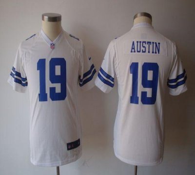 Jerseys Factory Cheap Nike Cowboys #19 Miles Austin White Youth
