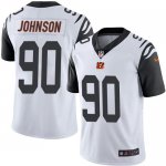 Jerseys Factory Cheap Nike Bengals #90 Michael Johnson White Men