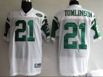 Jerseys Factory Cheap Jets #21 LaDainian Tomlinson Stitched Whit