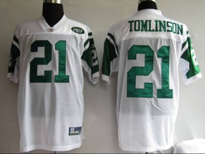 Jerseys Factory Cheap Jets #21 LaDainian Tomlinson Stitched Whit