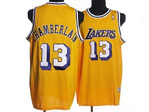 Jerseys Factory Cheap Mitchell and Ness Lakers #13 Wilt Chamberl