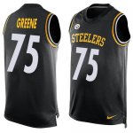 Jerseys Factory Cheap Nike Steelers #75 Joe Greene Black Team Co