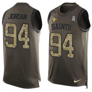 Jerseys Factory Cheap Nike Saints #94 Cameron Jordan Green Men's