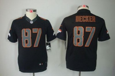 Jerseys Factory Cheap Nike Broncos #87 Eric Decker Black Impact