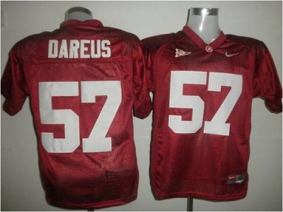 Jerseys Factory Cheap Crimson Tide #57 Marcell Dareus Red Embroi