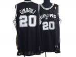 Jerseys Factory Cheap Spurs #20 Manu Ginobili Stitched Black NBA