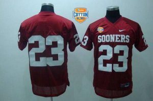 Jerseys Factory Cheap Sooners #23 Allen Patrick Red AT&T Cotton