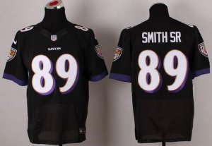 Jerseys Factory Cheap Nike Ravens #89 Steve Smith Black Alternat